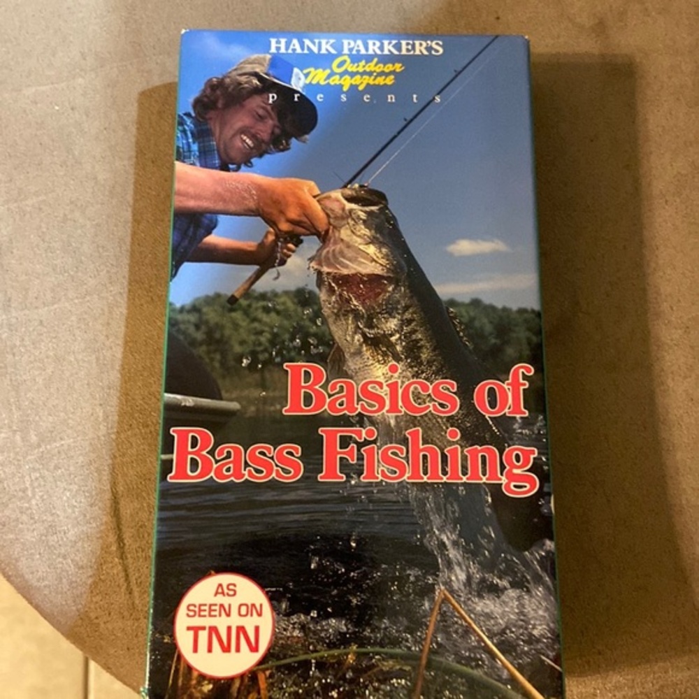 Hank Parker’s VHS Basics of Bass Fishing Video